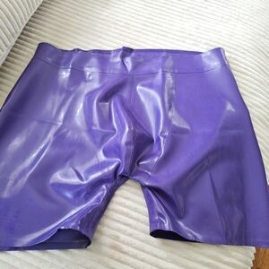 100% Real Latex Size Medium Shorts